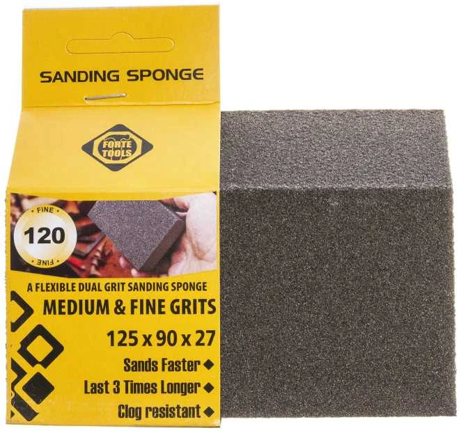 Forte GRINDING SPONGE FORTE TOOLS 125X90X27 M