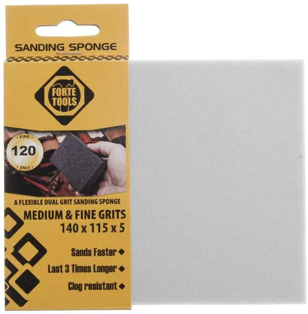 Šlifavimo kaladėlė Forte Tools, 120, 14 cm x 11.5 cm