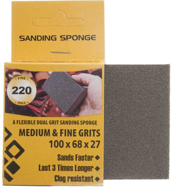Šlifavimo kaladėlė Forte Tools, 220, 10 cm x 6.8 cm