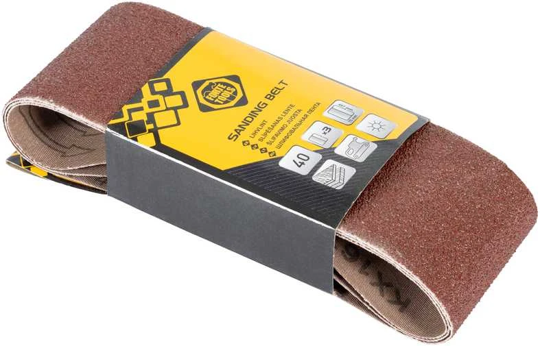 „Forte Tools“ begalinis diržas 75x457 Nr. 40 3 vnt. pėdos