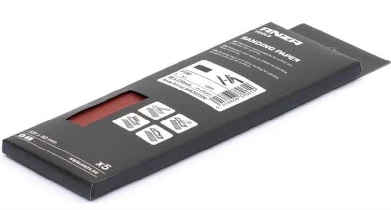 ANZA SANDPAPER P120 80X230MM
