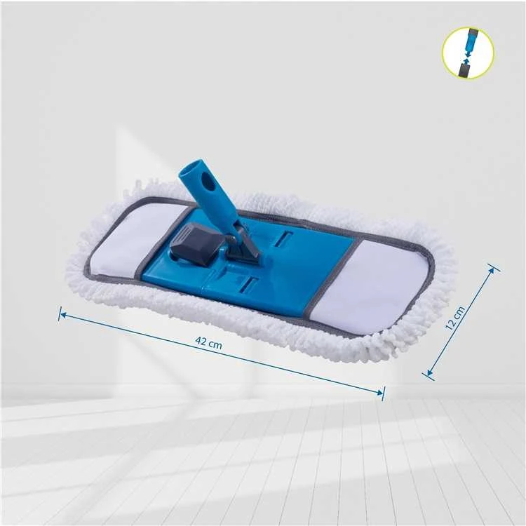 Thema Lux Sourcing Tiekiamas mikropluošto plokščias šluostės paviršius 42x12cm THEMALUX