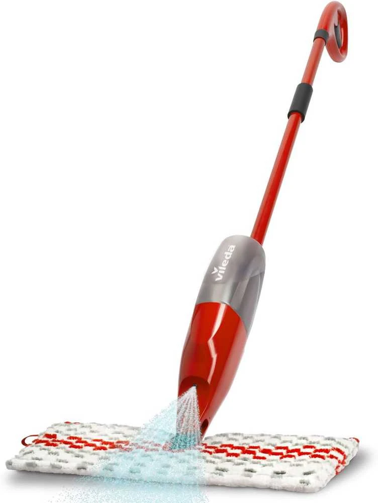 Grindų valymo šepetys Vileda 1,2 Purškiklis MAX VILE19920, 130 cm, raudona sp.