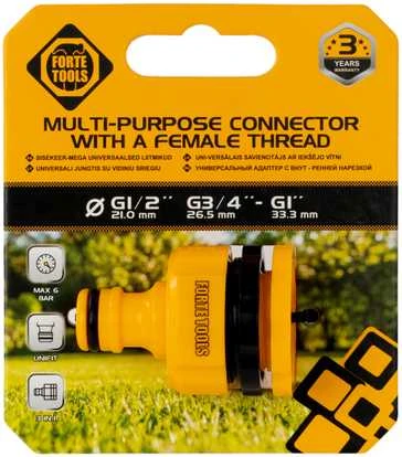 Forte Tools „Forte_Tools“ jungtis 53-210FT, 1/2-3/4-1IN B-F