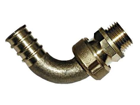 Žarnų sujungimas TDM Brass, 1/2 colio - Išorinis sriegis, DIA18 mm, 16 Bar
