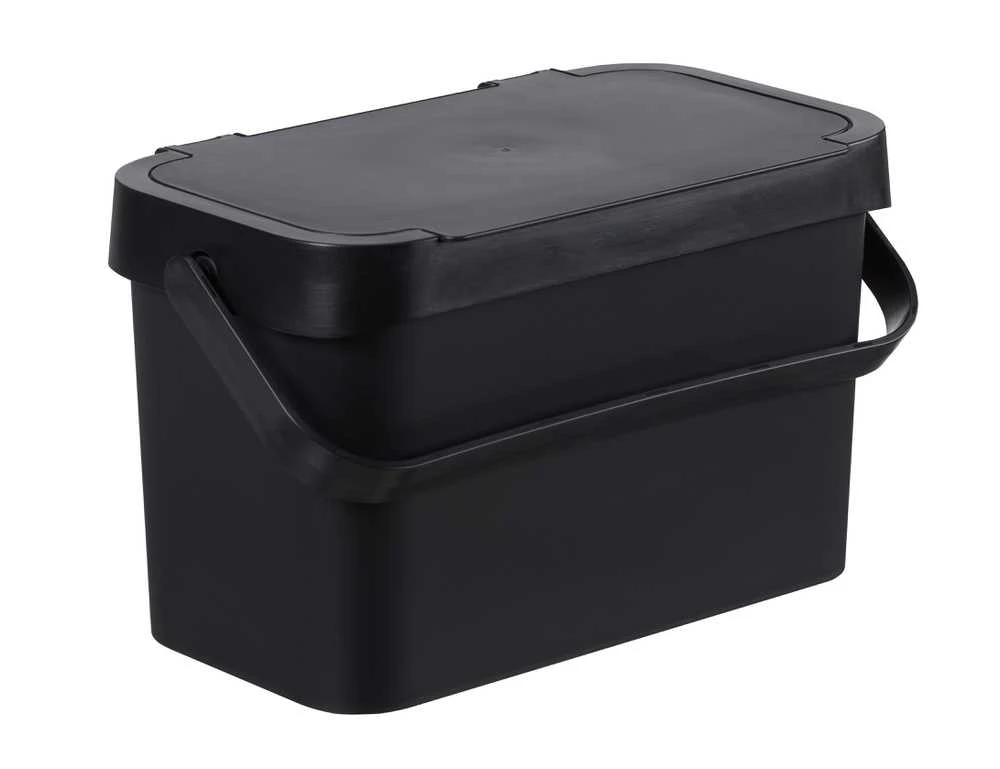 SMARTSTORE Šiukšliadėžė bio atliekų juoda 5l