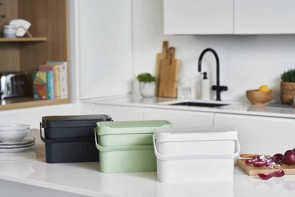 SMARTSTORE Biologinių atliekų konteineris, 5 l, juodas