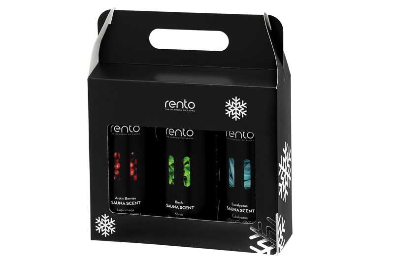 Smarž. dāvanu kast. RENTO 3x400 ml