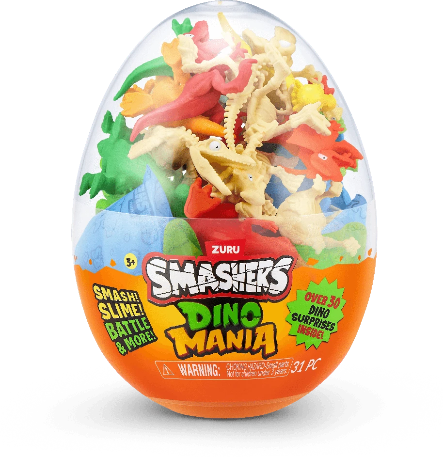 SMASHERS Kiaušinis siurprizas „Dino Mania“