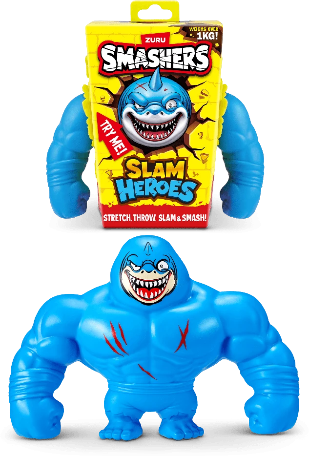 SMASHERS SLAM HEROES Tamprus ryklys, 18 cm