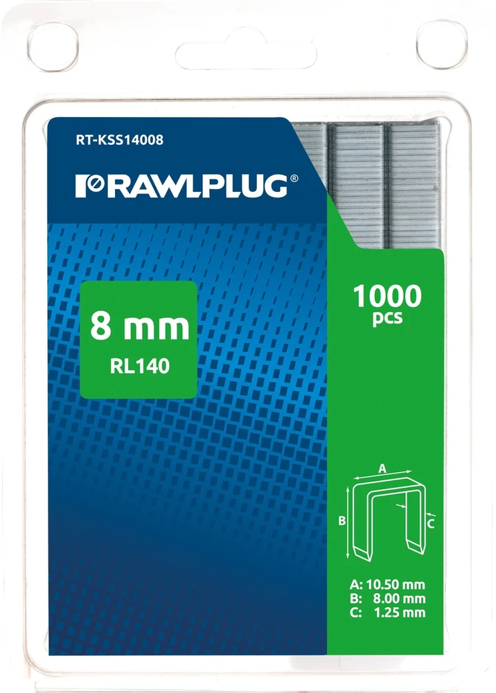 Skavos Rawlplug RL140 8mm 1000 vnt.