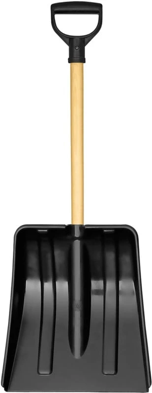 Patrol Sniego lopeta W310mmxH345/750mm tiesi/juoda/ mediniu kotu