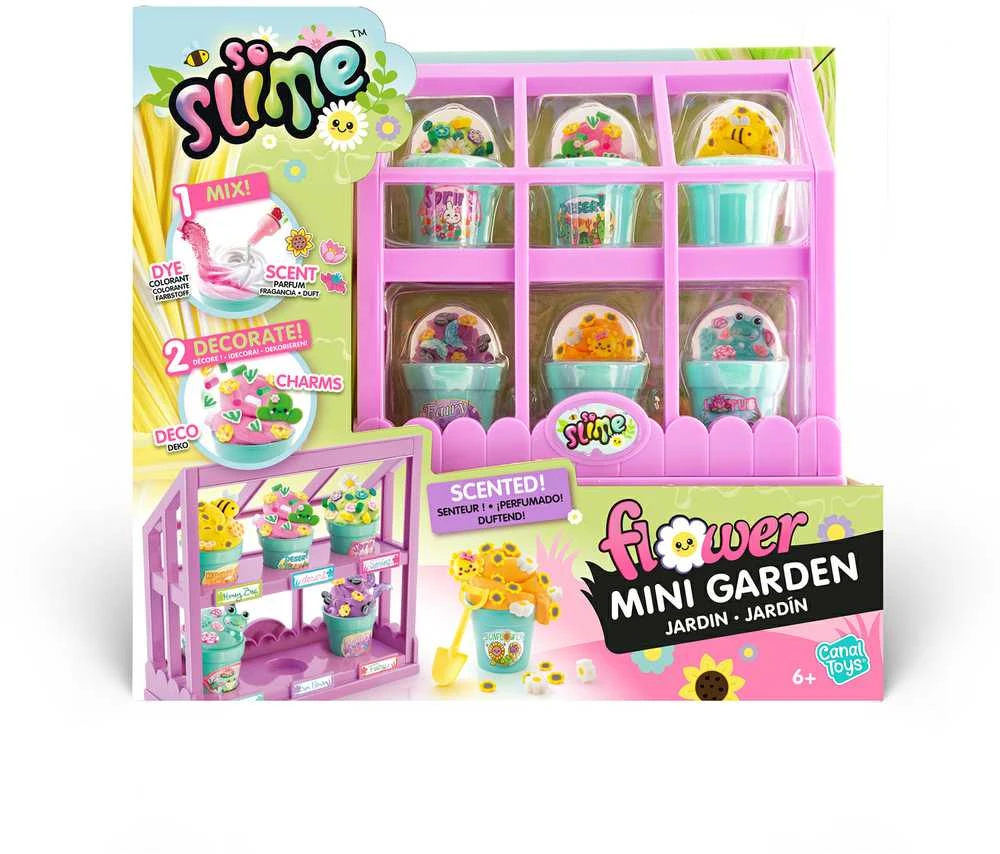 SO SLIME Kūrybinis gleivių rinkinys „Mini sodas“