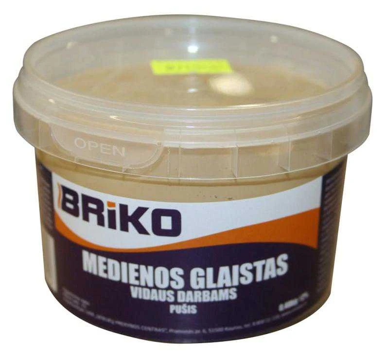 Briko medienos glaistas pušis 0.48kg indelyje