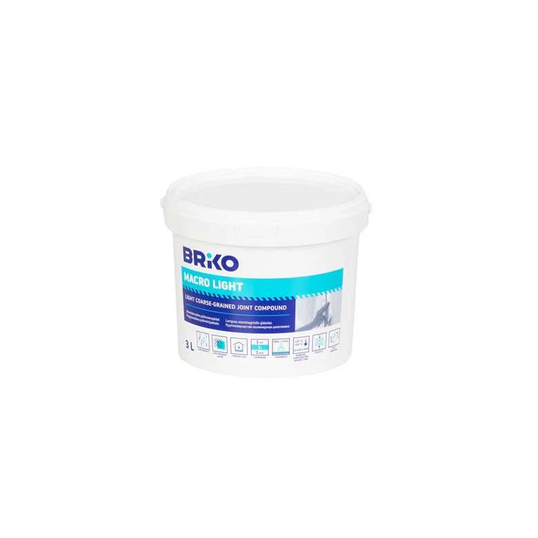 Briko Macro Light stambiagrūdis glaistas 3L