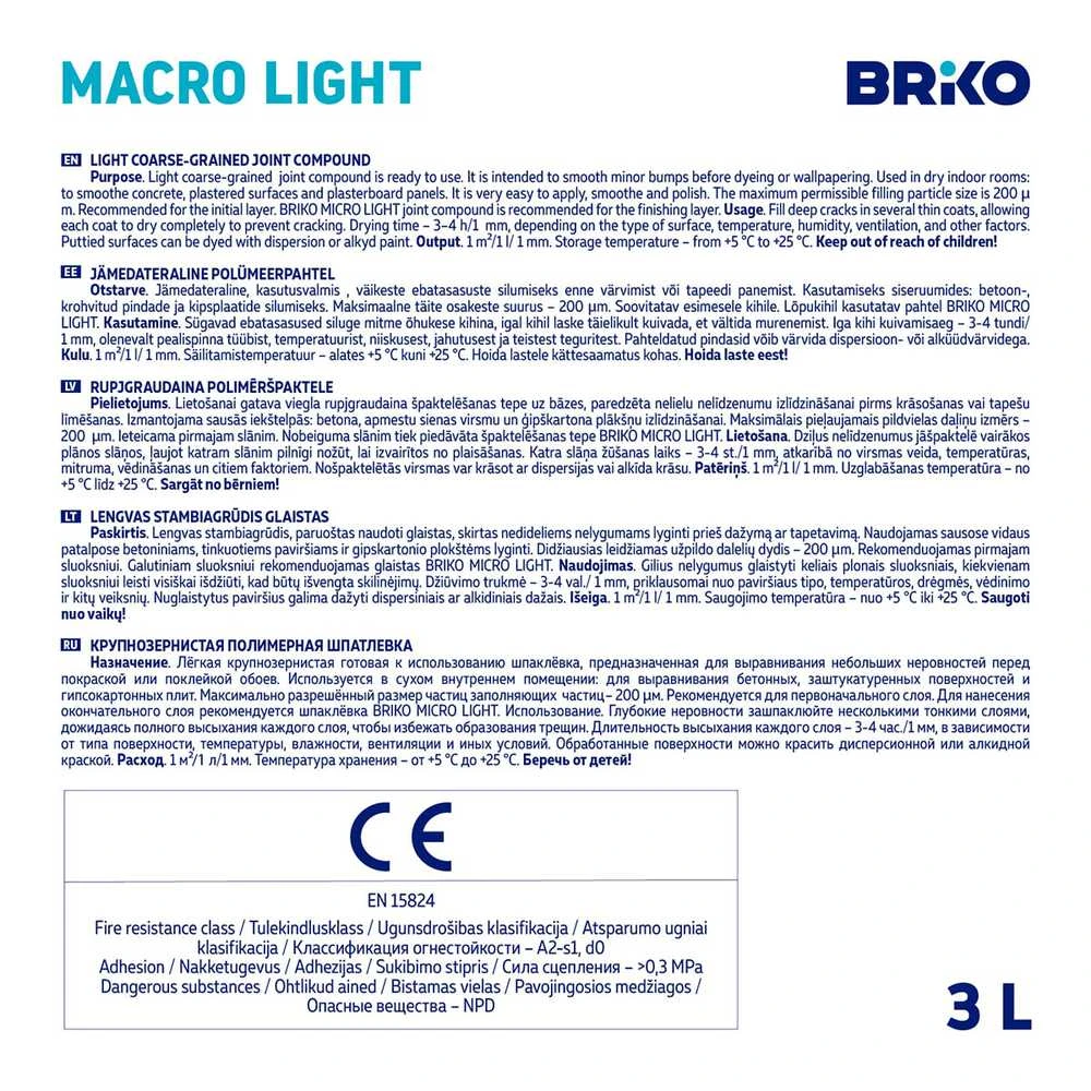 Briko COARSE GLAZE BRIKO (ST 3 A)