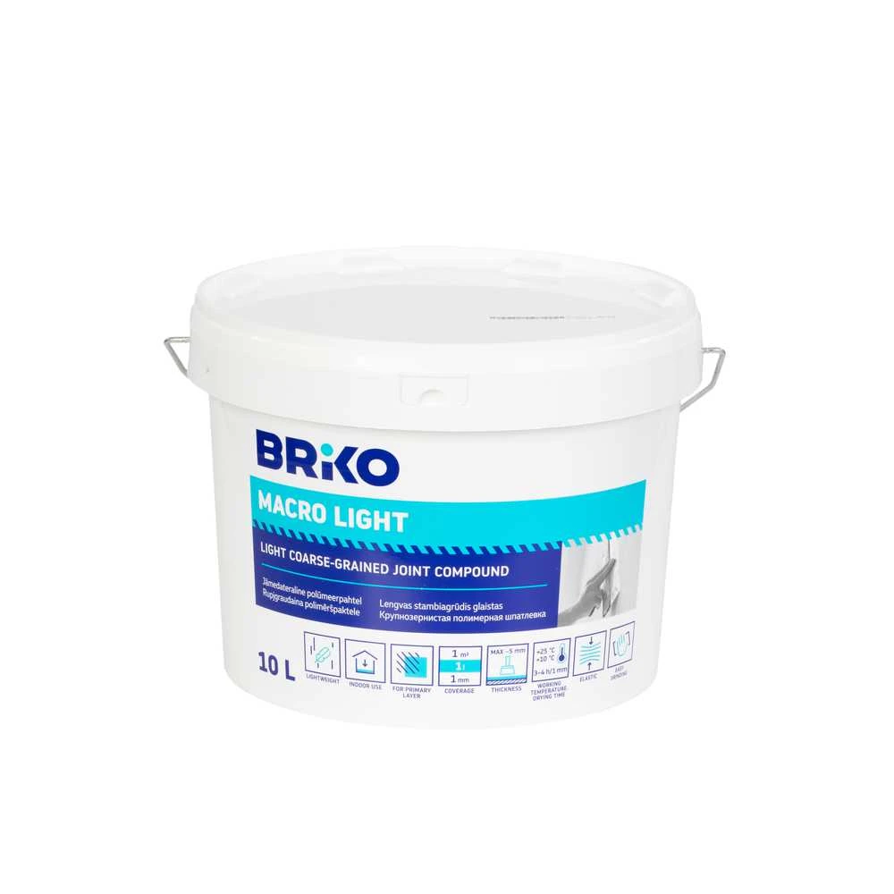 Briko FINE-GRAINED PUTTY BRIKO 10 L