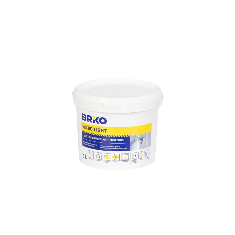Briko FINE-GRAINED PUTTY BRIKO SM 3 L