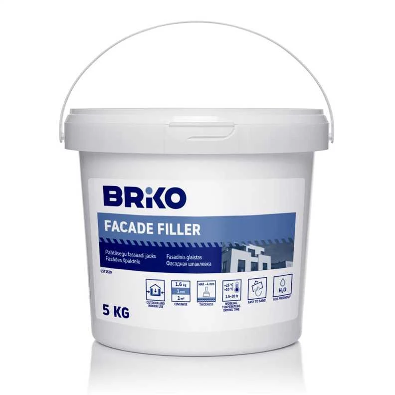 Briko fasadinis glaistas 5 kg kibire