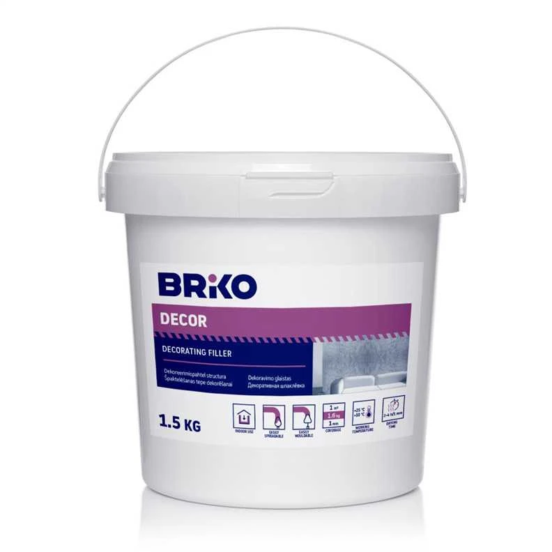 Briko DECORATING PLASTER STRUCTURA (1.5KG)