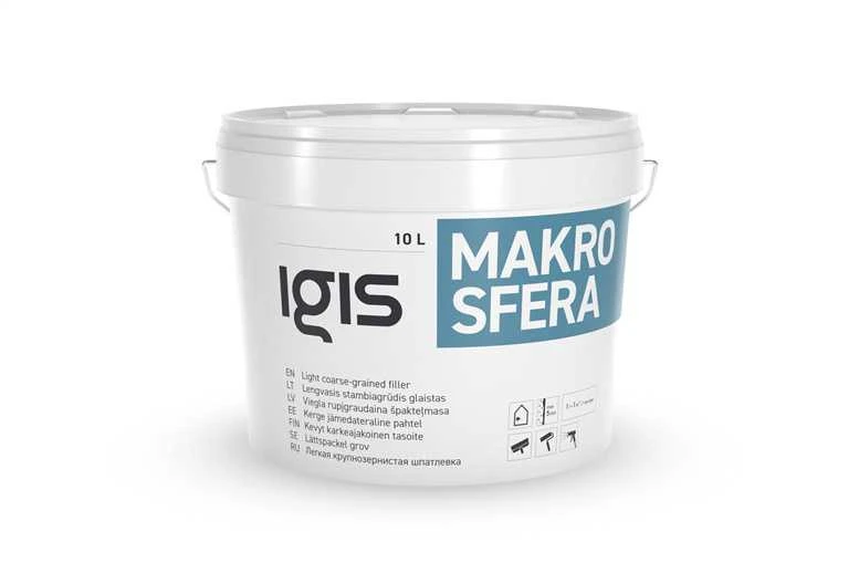Bahco Lengvasis stambiagrūdis glaistas MAKROSFERA 10 l kibiras