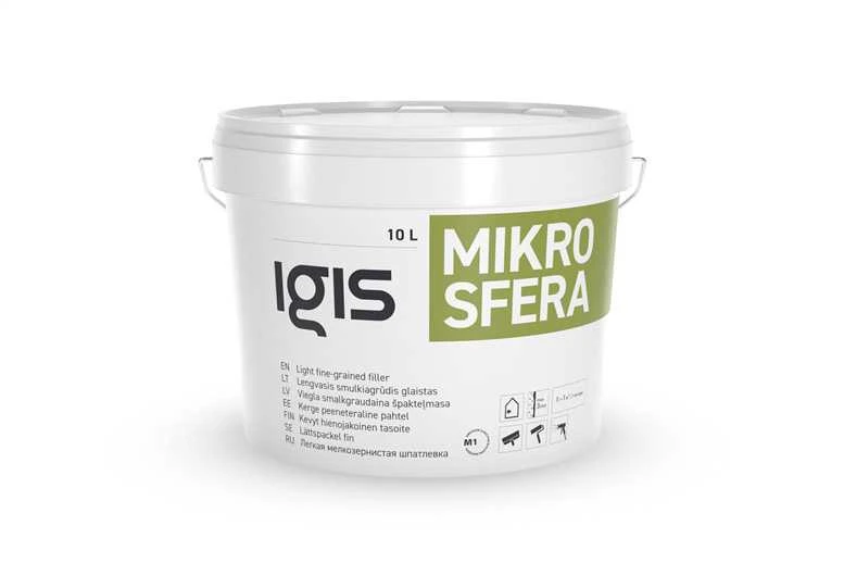 Igis Lengvasis smulkiagrūdis glaistas MIKROSFERA 10 l kibiras