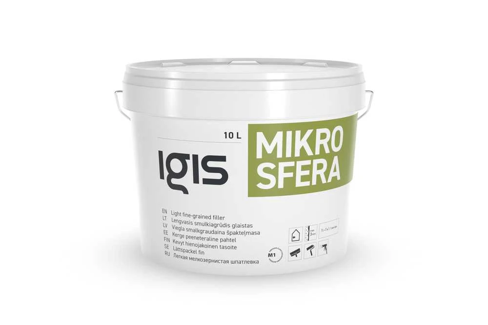 Igis Lengvasis smulkiagrūdis glaistas MIKROSFERA 10 l kibiras