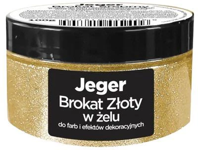 Spec. paskirties dažai, sienoms Jeger Gelis Brokat Gold, aukso sp., 0.1 l