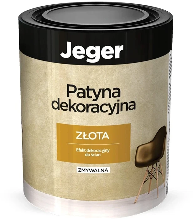 Spec. paskirties dažai, sienoms Jeger Patine Gold, aukso sp., 0.75 l
