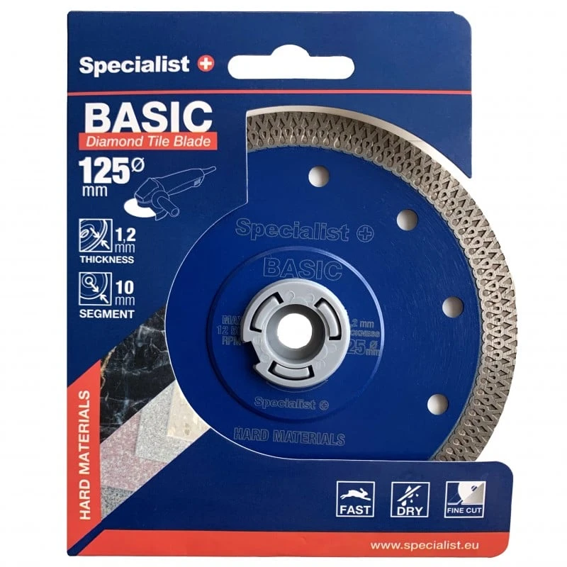 SPECIALIST Deimantinis diskas Specialis+, 125 mm x 22 mm x 1.2 mm