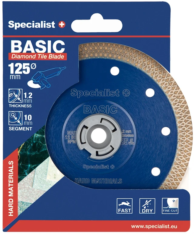 DIAM.DISC SPECIALIST BASIC 125X14X1,2 MM