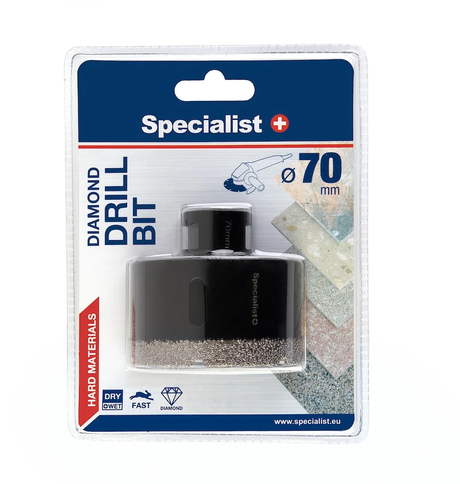 SPECIALIST+ deimantinis grąžtas D70 M14