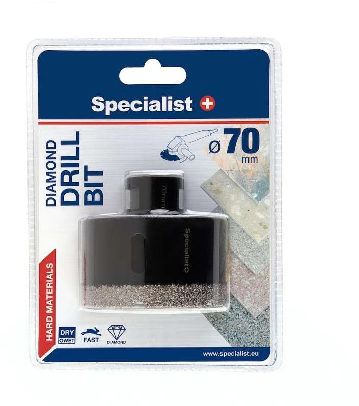 SPECIALIST+ deimantinis grąžtas D70 M14