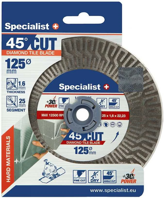 Deimantinis pjovimo diskas Specialist+ 11/2-5125; 125 mm
