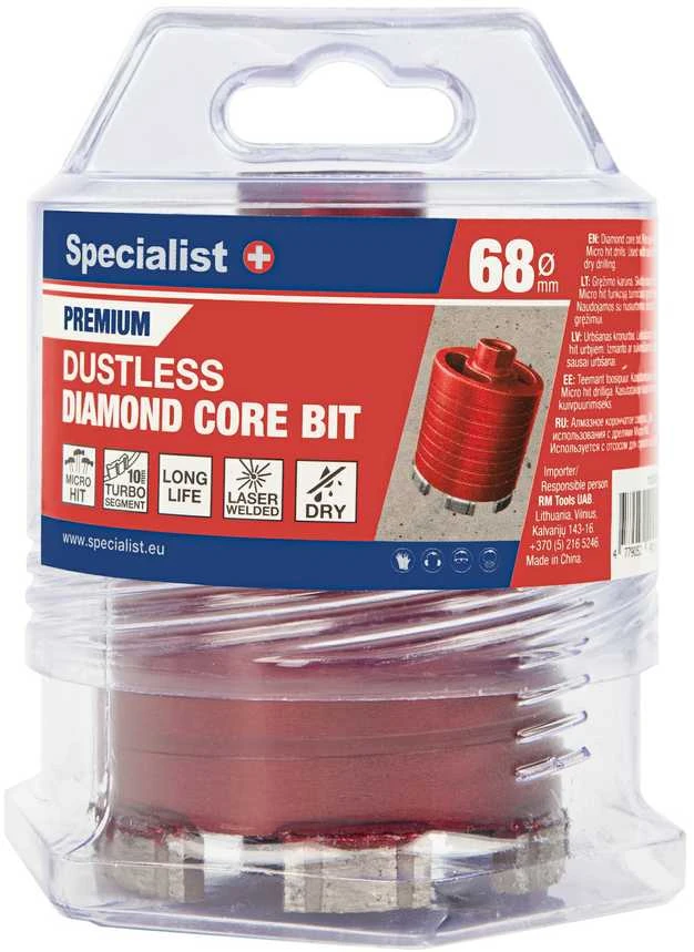 Deimantinė gręžimo karūna Specialist+ 11/2-9268; M16; 68 mm