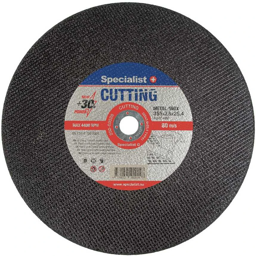 Grąžtas SPECIALIST+ metalo pj.diskas, 355x2,8x25,4 mm