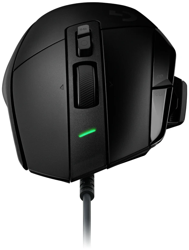 Žaidimų pelė su laidu Logitech G502 X, Juodos spalvos