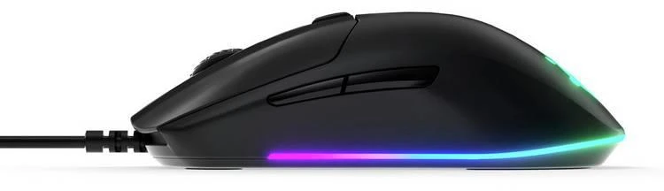 Žaidimų pelė SteelSeries su laidu Rival 3, Juodos spalvos