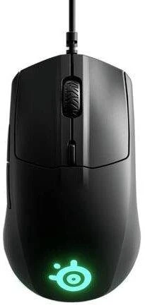 Žaidimų pelė SteelSeries su laidu Rival 3, Juodos spalvos