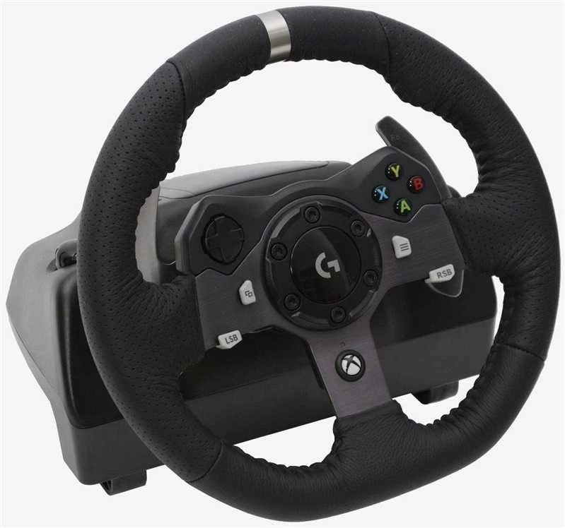 Logitech G920 Driving Force žaidimų vairas skirtas Xbox One ir PC su pedalais