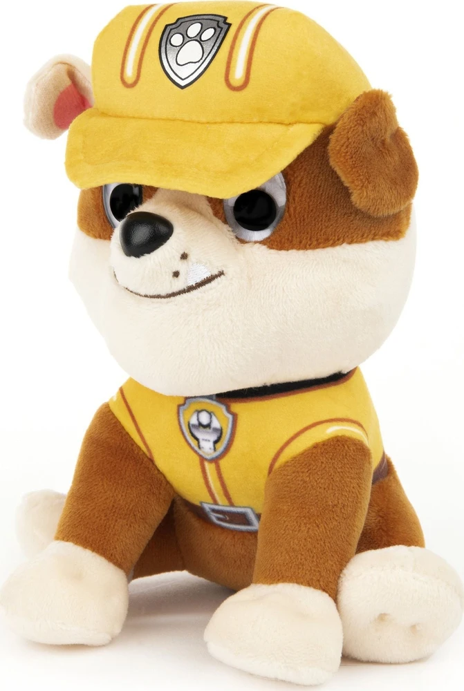 Spin Master Pliušinis žaislas Paw Patrol Paw Patrol Rubble, ruda sp./balta sp., 15.24 cm