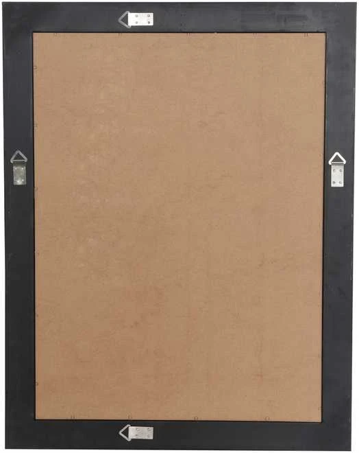 Domoletti TM098 veidrodinis, tvirtinamas, 70 cm x 90 cm, juoda