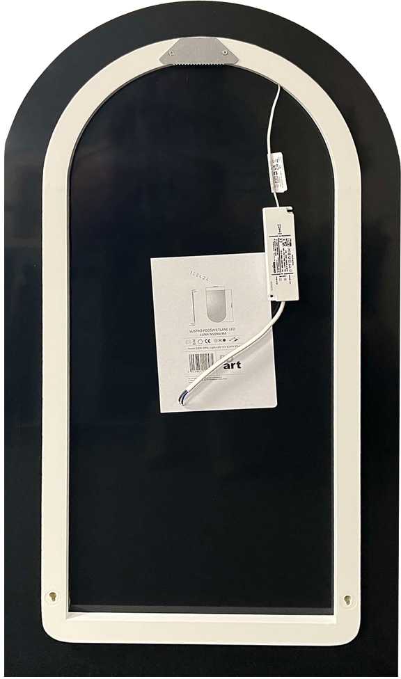 Lustro Homede MIRR MASTERJERO WITH LIGHT LED SEMI-OVAL