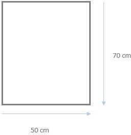 Lustro Homede MIRROR ENLIGHTED LED LUNA 50X70CM