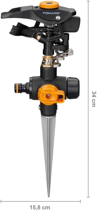 Fiskars On/Off pulsinis purkštuvas, įsmeigiamas