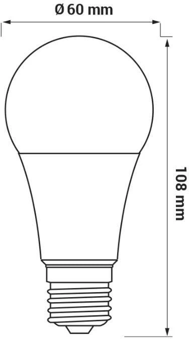 ORO LEMP LED E27 A60 7.5W 806LM 4000K