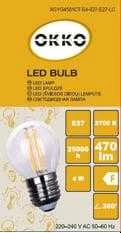 Okko Ledvance BULB LED P45 4W E27 830 FL 470LM 15KH