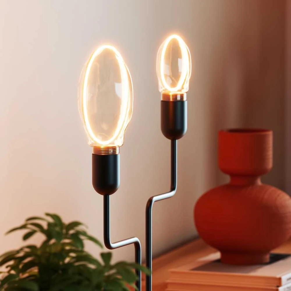 Dekoratyvinė LED lemputė OSRAM O-FILAMENT, G130, E27, 4W, 1800K, 110lm, dimeriuojama