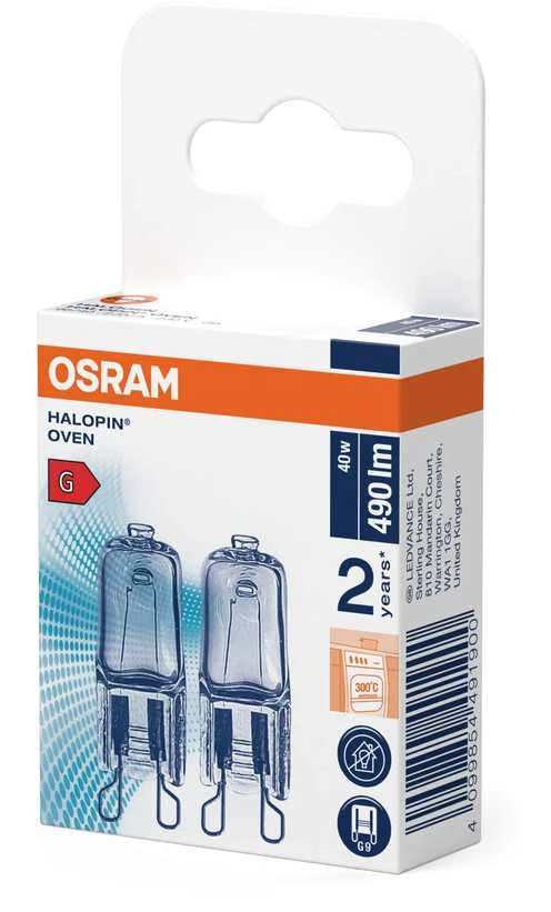 Lemputė ORK 40W 230V G9 OSRAM 66740 2vnt