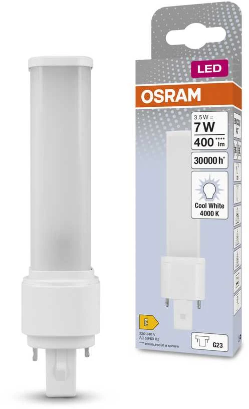 OSRAM DULUX LED S 400lm 3,5W/840 (7W) G23 EM/230V